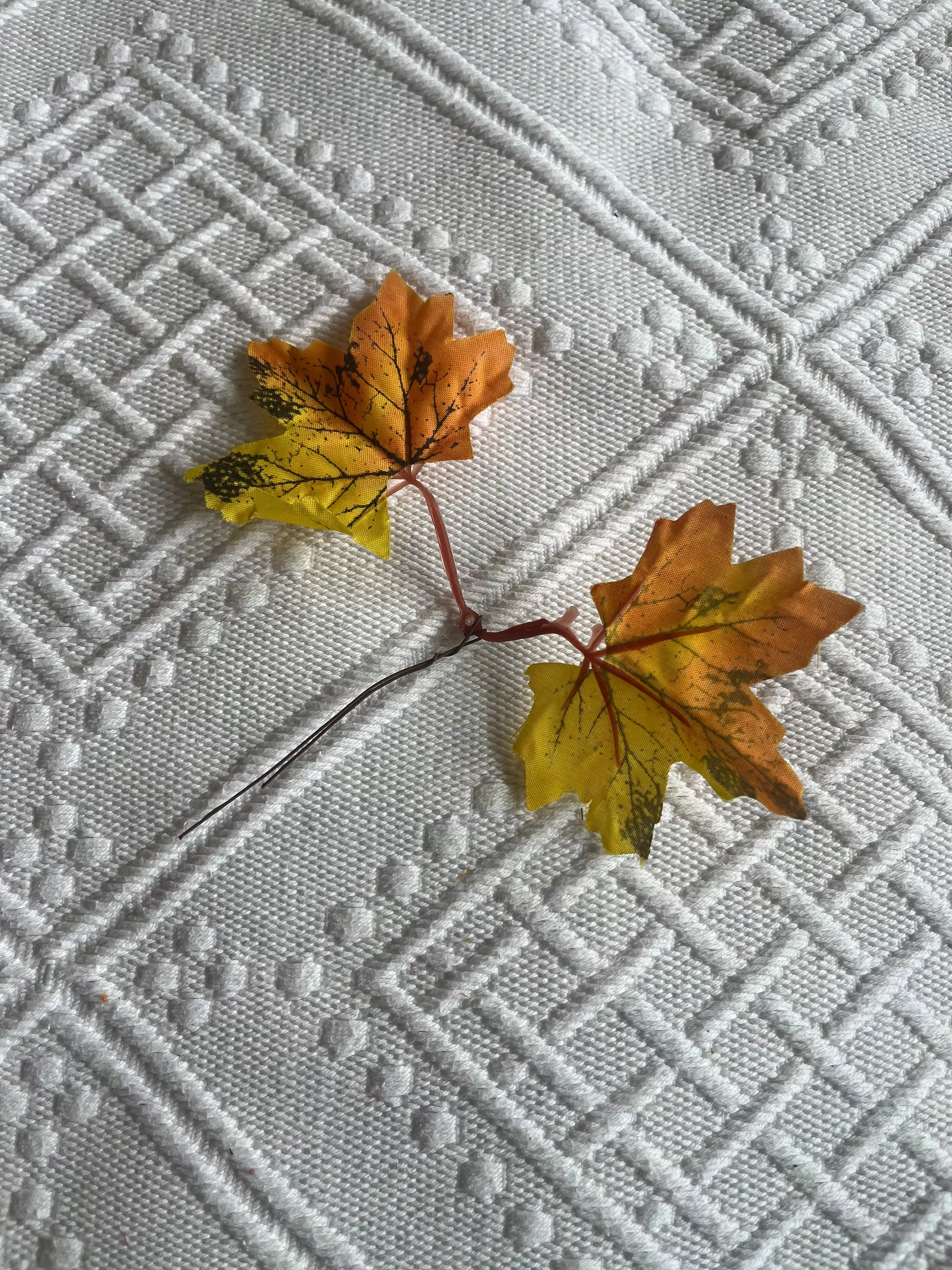 Yellow Autumn Leaf (Singular)