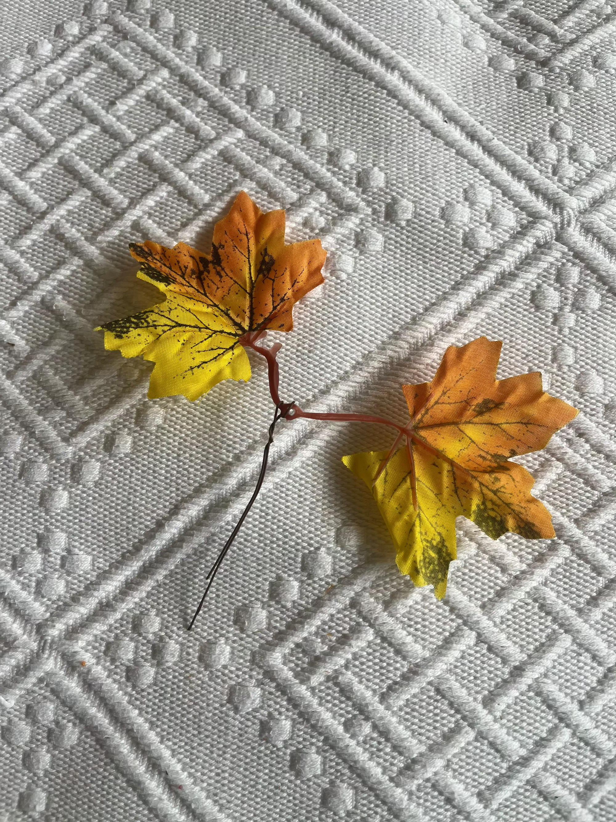 Yellow Autumn Leaf (Singular)