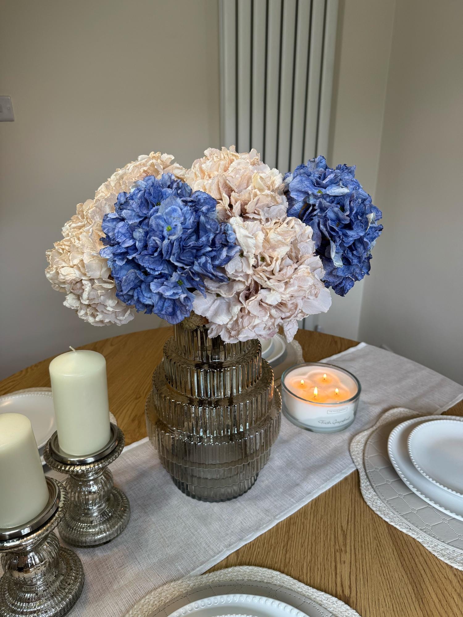 Beige Dried Hydrangeas