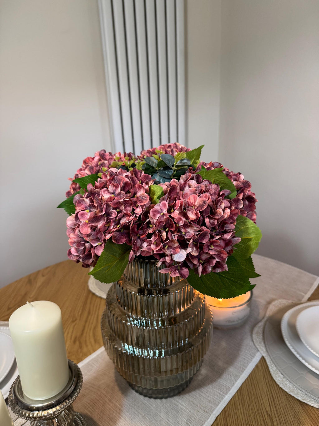 Plum Pink Hydrangeas