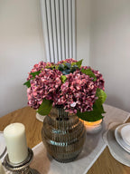 Plum Pink Hydrangeas
