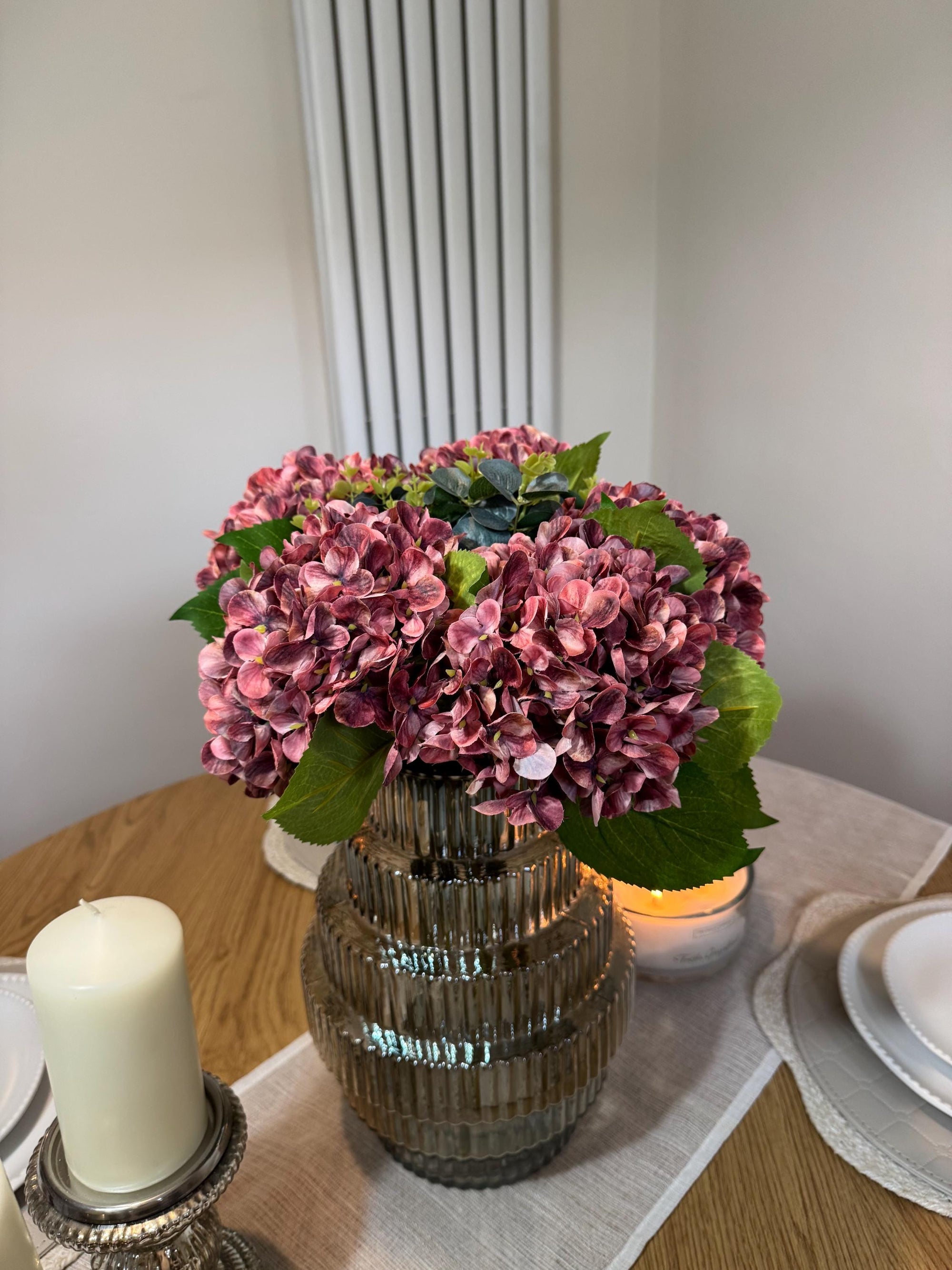 Plum Pink Hydrangeas