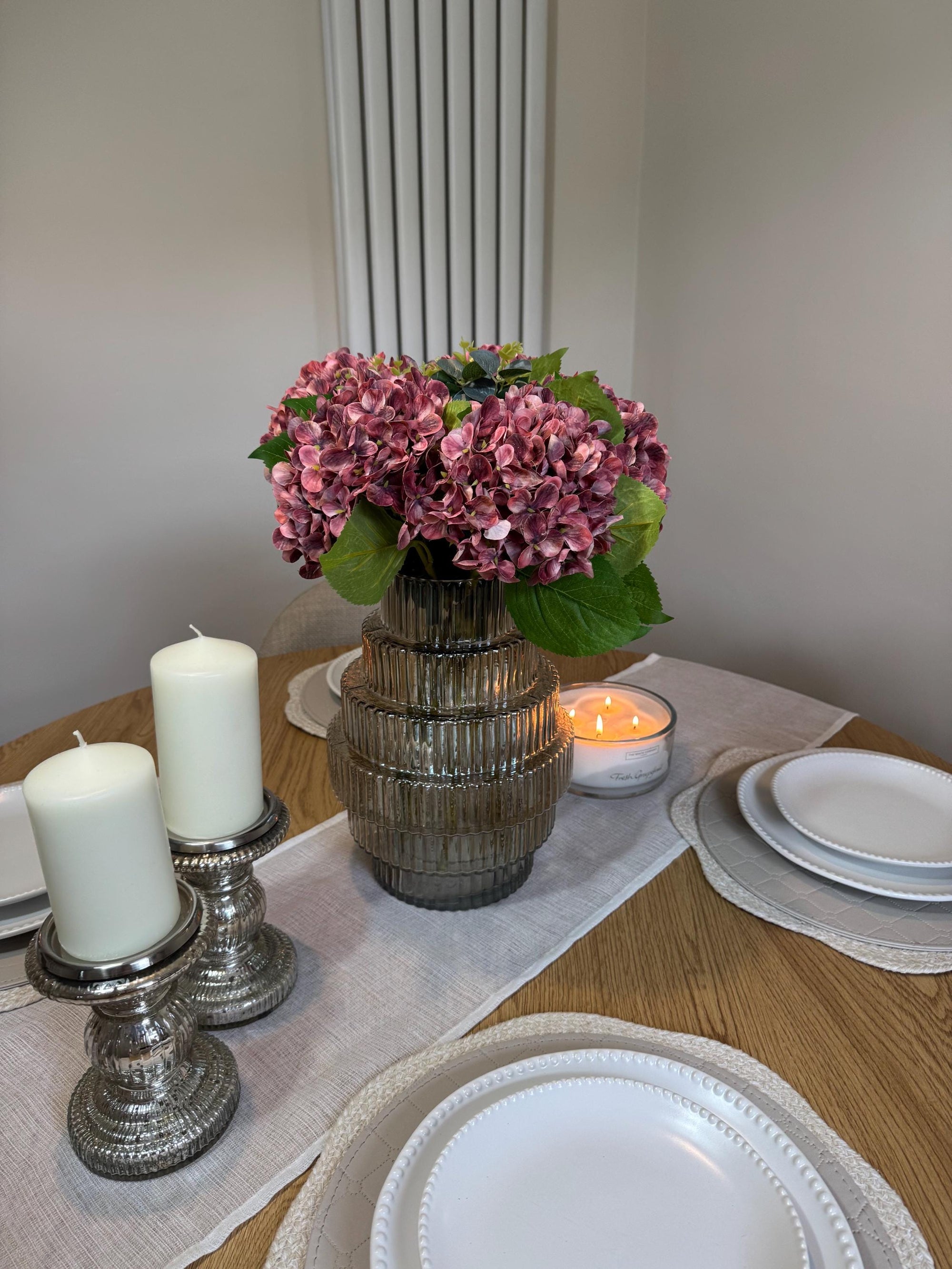 Plum Pink Hydrangeas