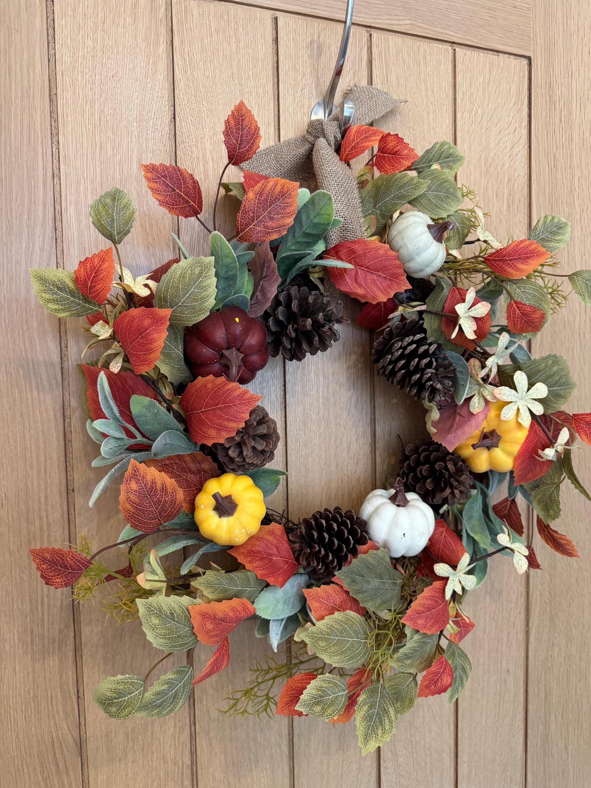 60cm Autumn Pumpkin Wreath