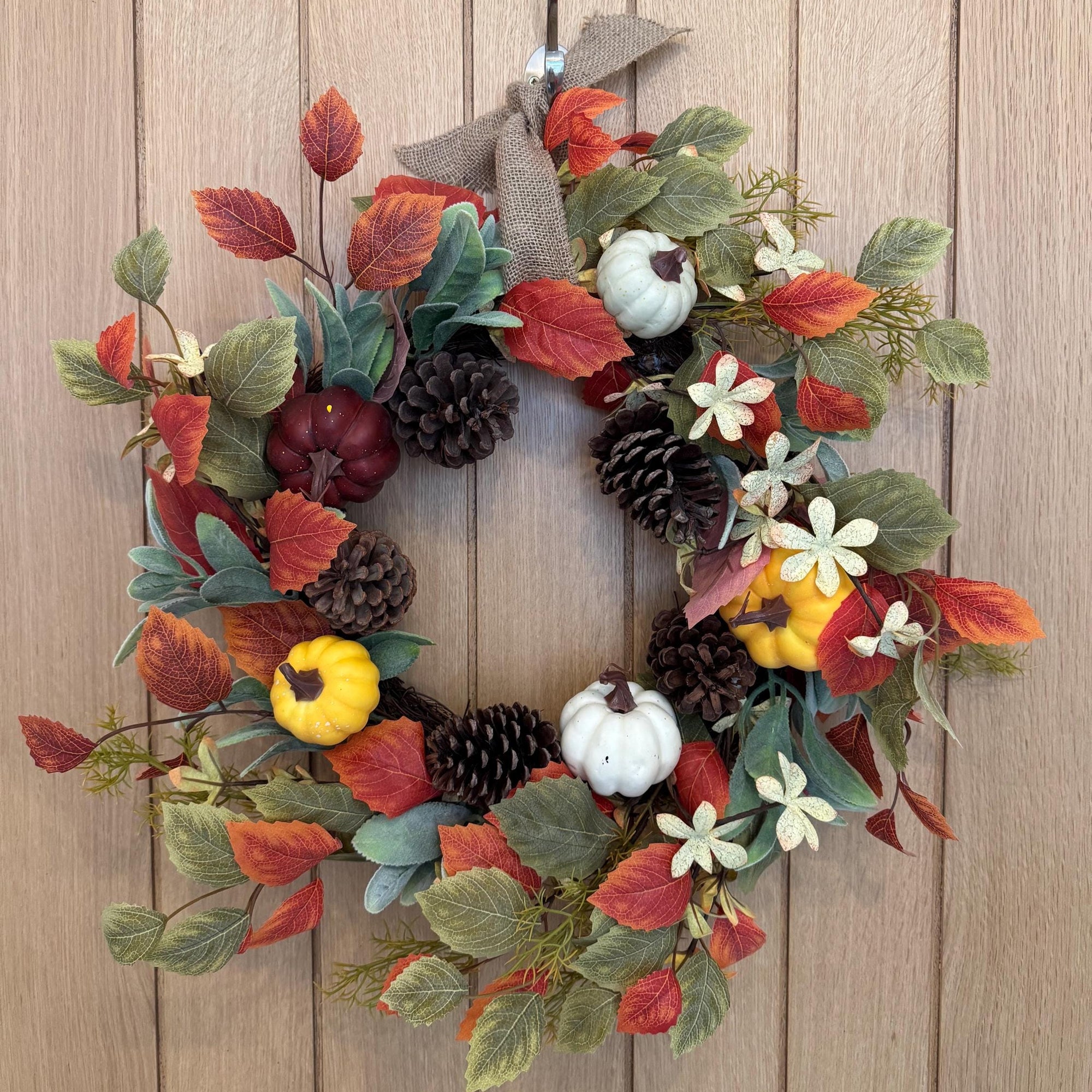 60cm Autumn Pumpkin Wreath