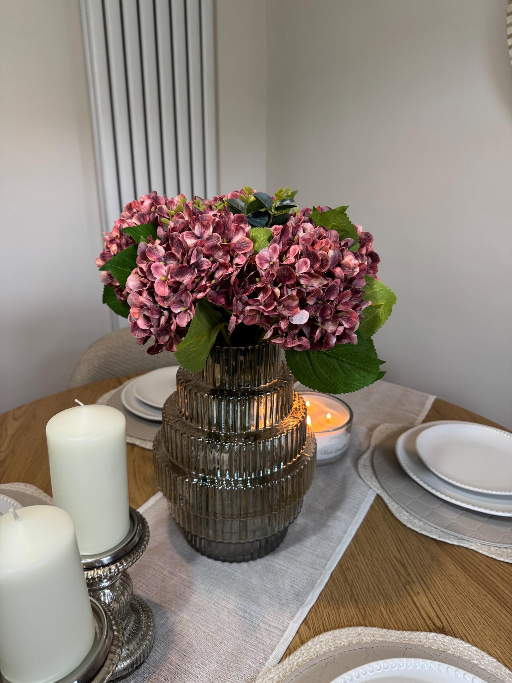 Plum Pink Hydrangeas