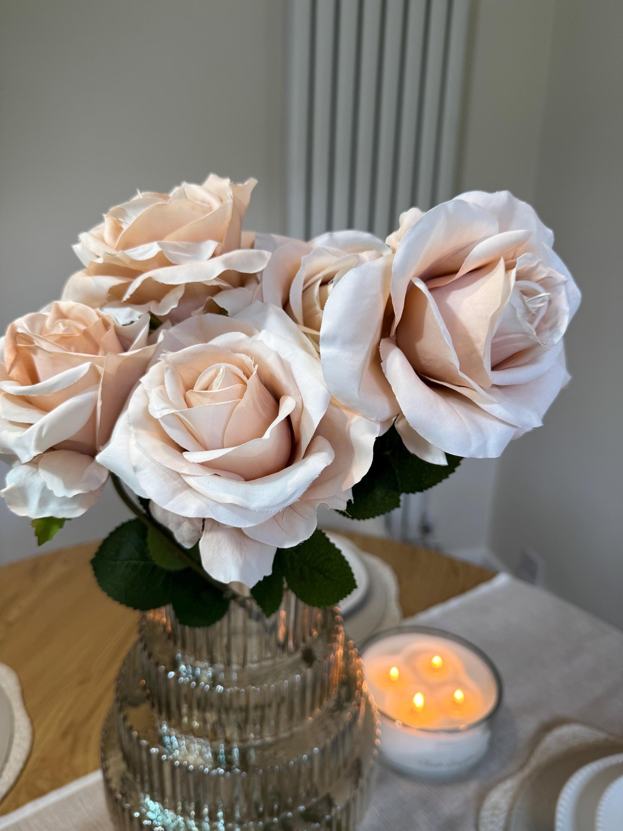Large Champagne Rose