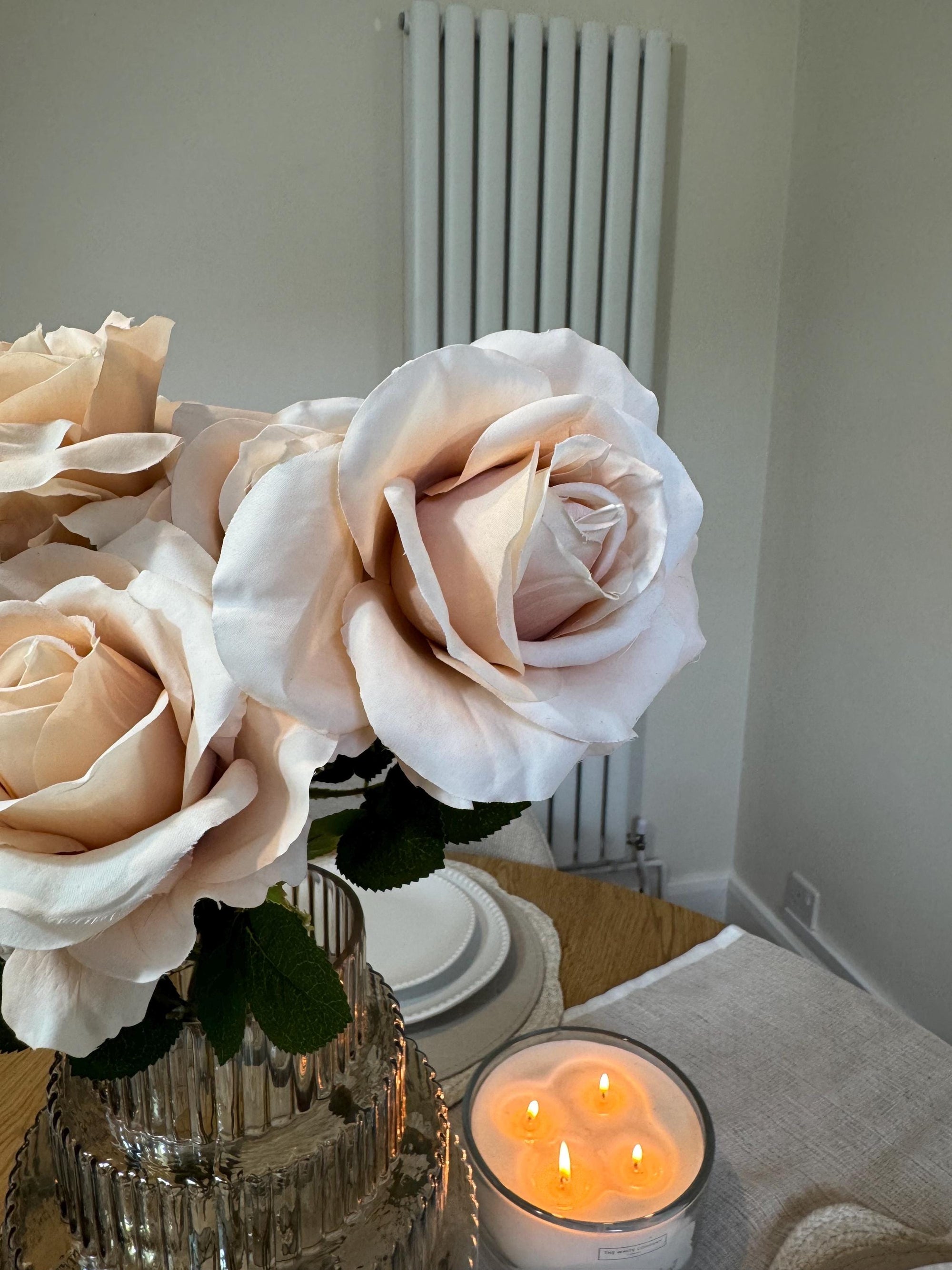 Large Champagne Rose