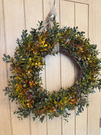 55cm Autumn Coloured Wreath
